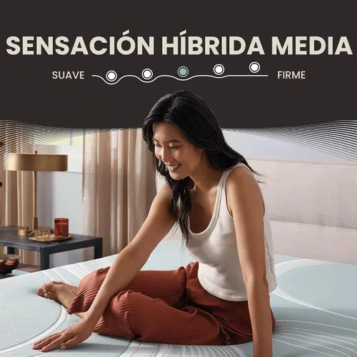 Vista 5 de TEMPUR- LuxeAdapt 2.0 - Colchón firme de espuma viscoelástica de 13 pulgadas, tamaño Queen