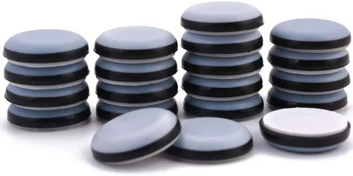 Vista 10 de Deslizadores adhesivos para muebles de 1-5/8 pulgadas, silla de horno deslizantes de PTFE en muebles y electrodomésticos de cocina, deslizador fácil