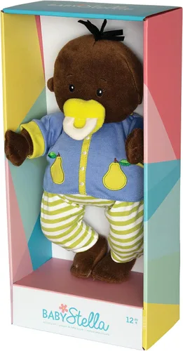 Vista 7 de Manhattan Toy Baby Stella - Muñeca de bebé marrón suave de 15 pulgadas Soft, First Doll