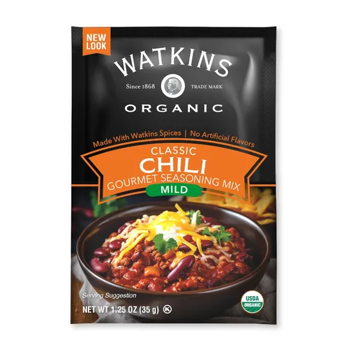 Vista 6 de Watkins Mezcla orgánica de condimentos gourmet, estofado de res, bolsa de 1.5 onzas, 1 unidad