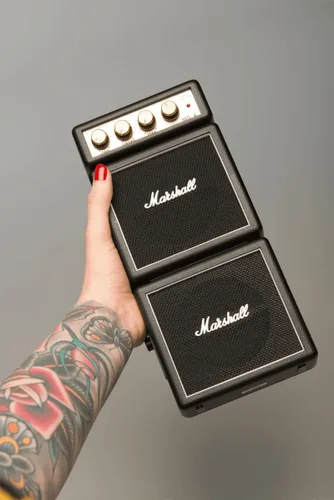 Vista 4 de Marshall MS4 Amplificador de Guitarra Mini Micro Full Stack con Batería