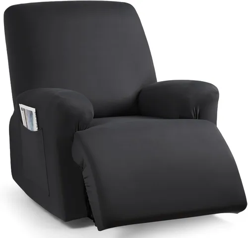 Vista 25 de TAOCOCO Fundas Elásticas para Sillones Reclinables de 3 Piezas Fundas Sólidas para Muebles Funda para Sillón Reclinable Fundas Deslizables