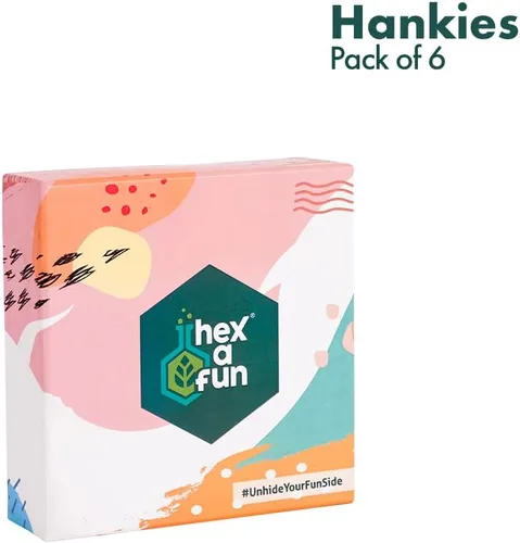 Vista 8 de HexaFun Pañuelo unisex de algodón orgánico 100% puro, tamaño grande