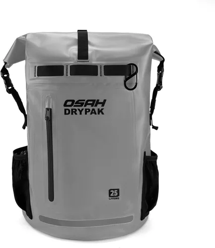 Vista 10 de Waterproof Dry Bag Backpack 25L/35L/55L/85L, Roll-Top Heavy Duty Rucksack Black