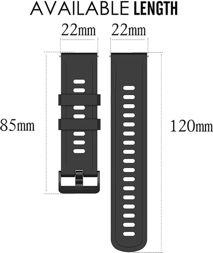 Vista 2 de Compatible con correas Tinwoo T20W, correa de goma suave de ajuste rápido para Tinwoo T20W, accesorios de banda de reloj inteligente, selección 5