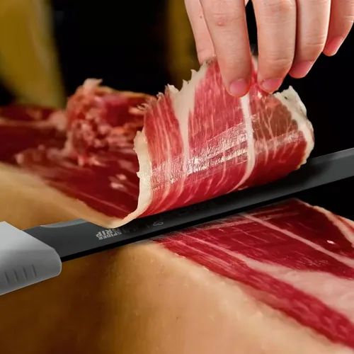 Vista 6 de PrinChef Cuchillo de trinchar para carne, cuchillo de pechuga ultra afilado de 8 pulgadas con funda, cuchillo de acero inoxidable para cortar carne
