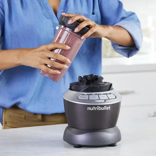 Vista 4 de NutriBullet - Mezclador combinado con tazas individuales, 1000 W