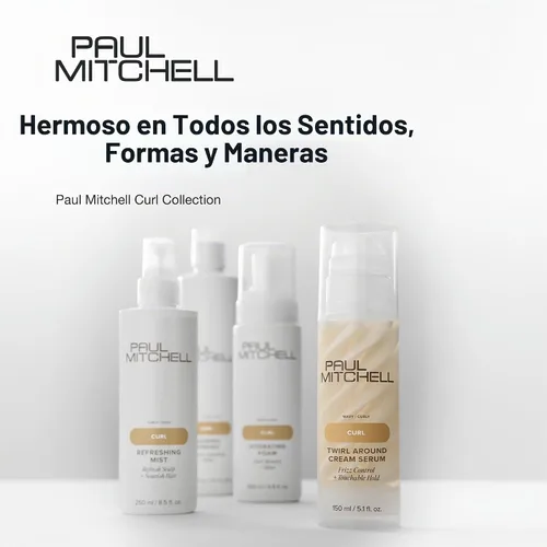 Vista 7 de Paul Mitchell Full Circle Leave-In Cream, Frizz Control, Lightweight Hydration, For Curly + Wavy Hair
