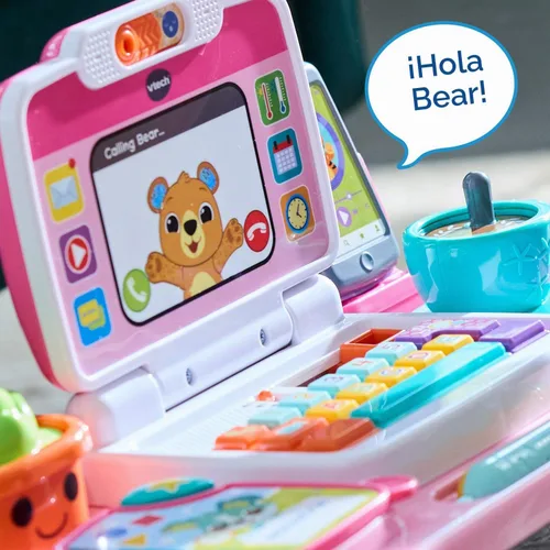 Vista 2 de VTech Little CEO Learning Desk Toddler Activity Center, Pink