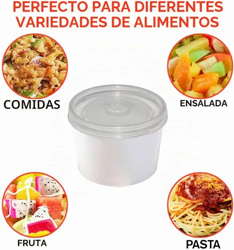 Vista 4 de Recipientes de sopa de papel de 12oz con tapas, cuencos de sopa desechables con tapas, 50