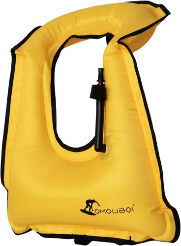 Vista 9 de Chaleco de esnórquel para adultos, chaleco de natación inflable para mujeres/hombres, chalecos de natación para kayak, remo, pesca, surf, esnórquel
