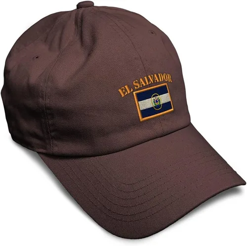 Vista 28 de Speedy Pros Sombrero de béisbol suave bordado papá sombrero El Salvador bandera bordado hombres y señoras gorra de béisbol algodón