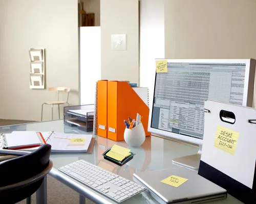 Vista 2 de Post-it Dispensadores de notas, 4 pulg. x 4 in.