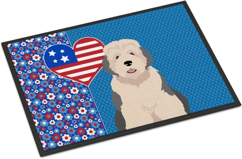 Vista 48 de Caroline's Treasures WDK5119JMAT Airedale Terrier USA - Tapete para interiores o exteriores, 24 x 36 pulgadas, tapete para puerta delantera