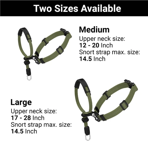 Vista 7 de SVD.PET Collar de cabeza de perro sin tirones para paseos más fáciles, protector a prueba de mordeduras para aumentar la comodidad, diseño simple