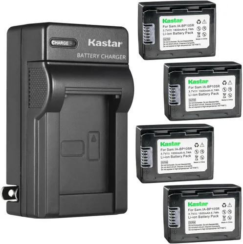 Vista 7 de Kastar Reemplazo del cargador de batería de pared AC para Samsung IA-BP105R, IA-BP210R, AD43-00201A, Samsung HMX-F90WN, HMX-F90WN/XAA, HMX-F900