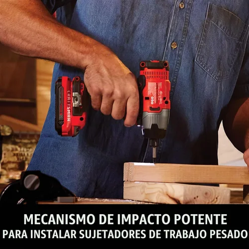 Vista 7 de CRAFTSMAN V20 Kit combinado de herramientas eléctricas inalámbricas de 4 herramientas con 2 baterías y cargador (CMCK400D2)