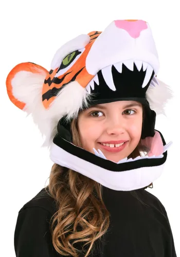 Vista 10 de Gorro Peluche Jawesome de Tigre Multicolor