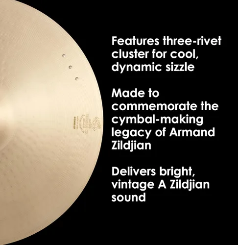 Vista 5 de Zildjian A0034 - Platillo mediano (20 pulgadas)