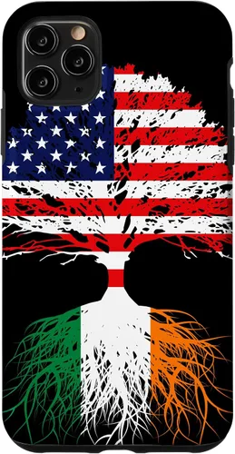 Vista 13 de iPhone 16 Ireland Born Irish Family Roots Irish American US Flag Gift Case