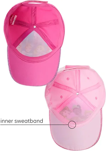 Vista 5 de Disney Girls 2 Pack Princess Baseball Hat Minnie Mouse Encanto Mirabel Princess Fancy Nancy Vampirina ToddlerGirl