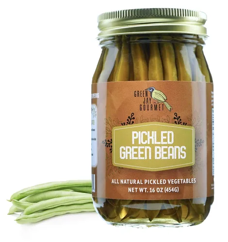 Vista 9 de Lanzas de espárrago en escabeche Green Jay Gourmet en frasco - Vegetales frescos en escabeche envasados a mano para cocinar y despensa – Espárragos