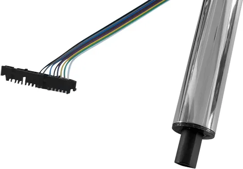 Vista 5 de Columna de Dirección Manual de Inclinación Cromada de 28'' con Adaptador de Rueda Sin Llave Hot Rod GM