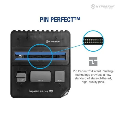 Vista 5 de Hyperkin Suparetron HD Gaming Console for Super NESSuper Famicom (Space Black) - Super NES