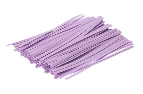 Vista 8 de ONLYKXY 80 lazos de plástico para plantas, reutilizables, para pan, tartas, lazos para dulces, bolsas de 4 pulgadas (marrón)