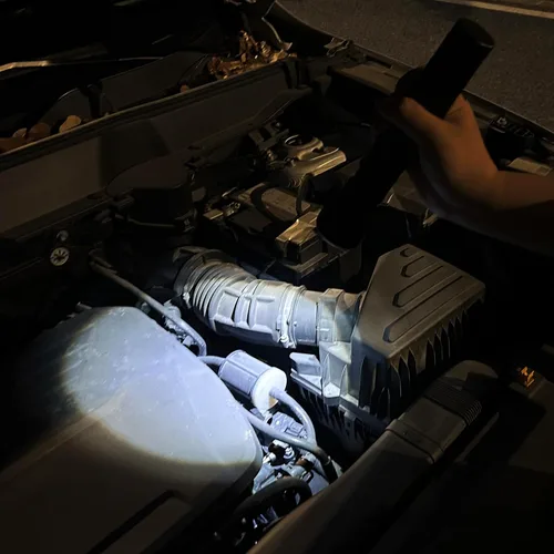 Vista 8 de Linternas LED Grandes de Batería D de 2 Celdas de Servicio Pesado, Linterna Antorcha de Aleación de Aluminio de Modo Único con Zoom, Linterna
