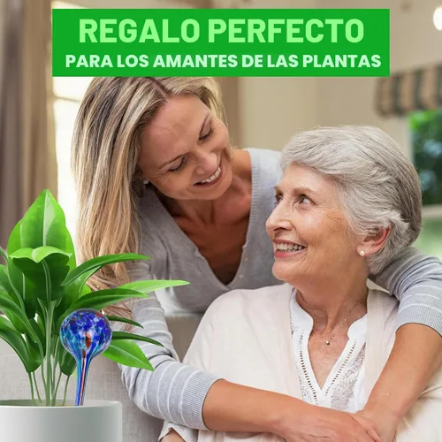 Vista 6 de Bolas de Riego Automático Besti – Paquete de 4 Bolas de Riego Extra Grandes para Plantas – Sistema de Riego Automático para Plantas en Maceta