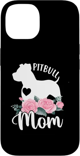 Vista 4 de Pitbull Mom Pitbulls Dog Cooler Saying Case for iPhone 17