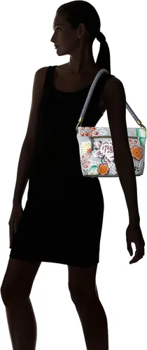 Vista 6 de Anna by Anuschka Hand Painted Leather Women's Shoulder Hobo