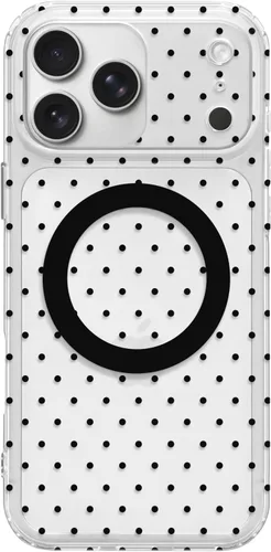 Vista 60 de Hython Funda para iPhone Air, diseño estético de lunares lindos, funda simple de 6.5 pulgadas, delgada, antiarañazos, parachoques de TPU suave, a