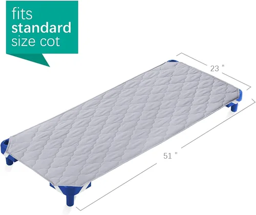 Vista 7 de Sábana para cuna de tamaño estándar para guardería/preescolar, sábana para siesta para niños, 23 x 51 pulgadas, sábana para cuna para siesta, tapete