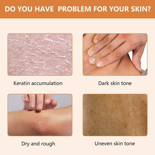 Vista 5 de Gel exfoliante naranja para la cara y el cuerpo de la piel, gel para exfoliar la cara, limpieza profunda, hidratante facial, crema facial natural