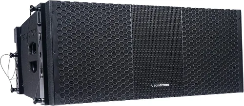 Vista 4 de Sound Town ZETHUS 4 x Sistema de altavoces de matriz de línea dual de 10” con controladores de compresión de titanio, rango