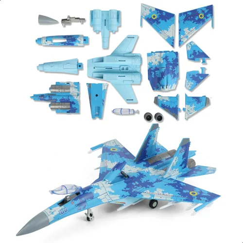 Vista 14 de SEBUNAS 1:72 Escala SU-25 Frogfoot Kit de modelo de montaje rápido de 05.SU-25
