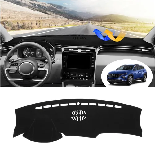 Vista 43 de FIILINES Cubierta para tablero Compatible con Mazda 3 2010-2013 Accesorios Tapete para tablero para Mazda 3 Accesorios Tapete para salpicadero
