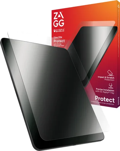 Vista 10 de ZAGG Glass Elite VisionGuard+ para iPad Mini 6ª generación - Protector de pantalla ultra resistente con capa Eyesafe® y preservación superior