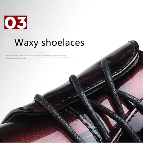Vista 4 de Hombres Príncipe Clásico Moderno Formal Oxfords Wingtip Encaje Hasta Zapatos De Vestir Negocios Con Cordones De Cuero Del Puntera Llana