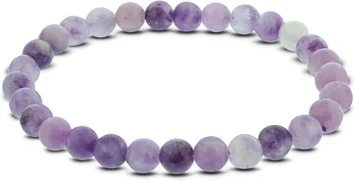 Vista 677 de Gem Avenue Handmade Round Bead Stretch Bracelet Unisex Natural Stone Beaded Jewelry for Men & Women, Elastic Wristband for Daily Wear