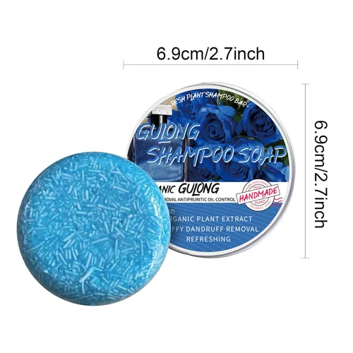 Vista 7 de Cologne - Barra de champú, paquete de 2 barras de champú sólido para hombres, limpieza profunda y nutritiva raíces del cabello, eliminación de caspa
