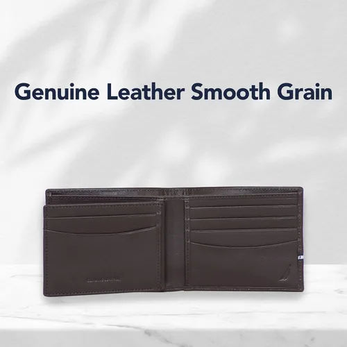 Vista 4 de Nautica Logo Ribbon Leather Wallet