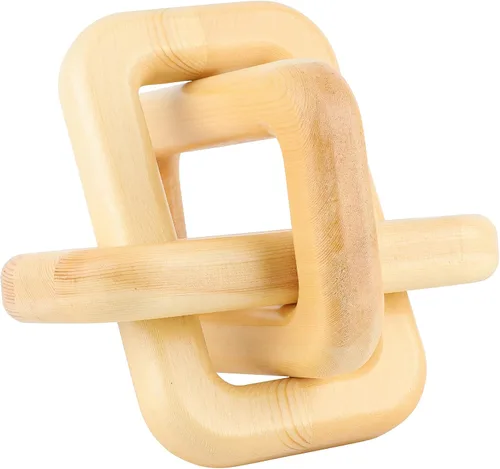 Vista 7 de Decoración de nudo de madera para el hogar, decoración de eslabones de madera hecha a mano para sala de estar, granja, entrada, estante, mesa de café