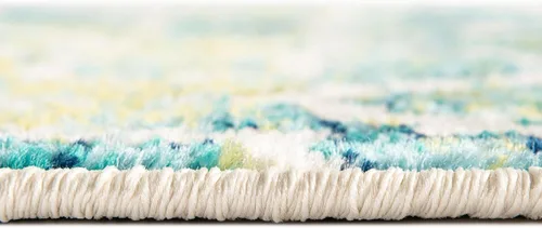 Vista 5 de Unique Loom Azalea Collection - Alfombra de área Dodd (redonda, 3 pies x 3 pies, color blanco/verde)
