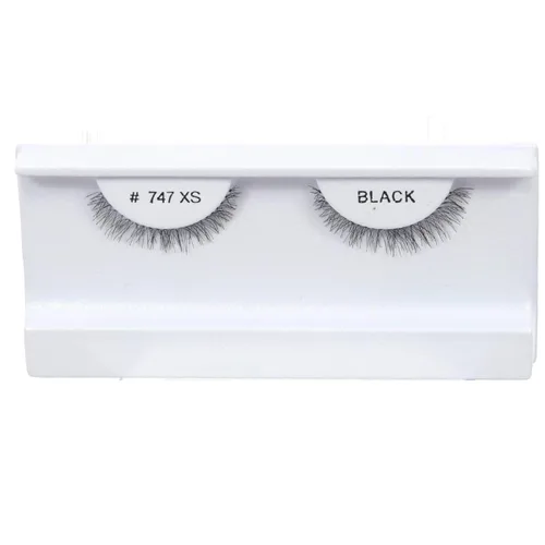 Vista 32 de 100 pares de pestañas postizas 100% cabello humano negro natural #412