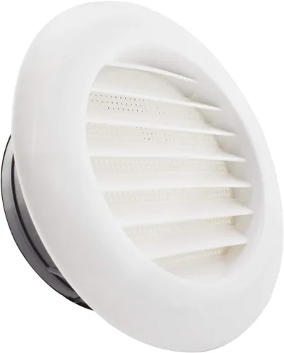 Vista 9 de SDTC Tech Cubierta de rejilla de rejilla de ventilación de aire redonda de 3 pulgadas con malla de pantalla incorporada, ventilación de escape