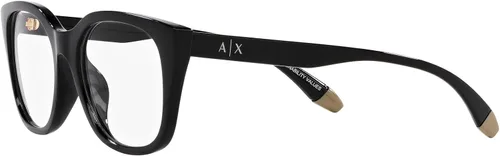 Vista 3 de Armani Exchange Ax3099u - Montura cuadrada para gafas graduadas de ajuste universal para mujer