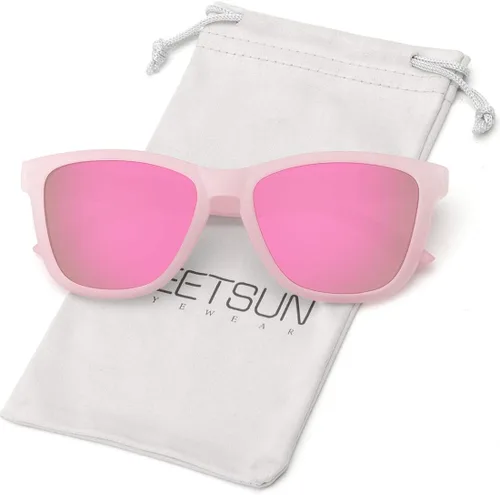 Vista 22 de Meetsun - Lentes de sol polarizados, unisex, modernos, con estilo de diseñador, clásico y retro A1 Negro Brillante